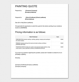 sip and paint quote template